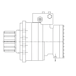 Гидромотор поворота SVP-74